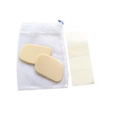 Pharmalastic 足部護理腳底保護緩衝墊 2入 + 專用洗衣網 + 黏性膠帶 4入, 1套