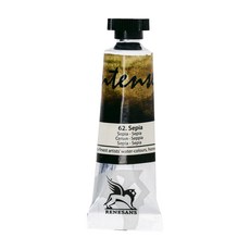 Renesans 인텐스 수채물감 62 Sepia, 15ml, 1색