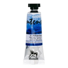 RENESANS 인텐스 수채물감 31 Phthalo blue, 15ml, 1색
