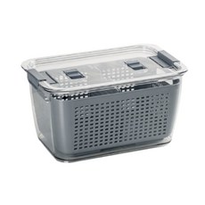 키친어썸 신선야채 냉장고 수납채반, 그레이, 1개