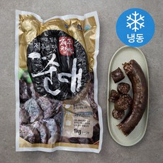 탐모라식품 제주 찹쌀순대 (냉동), 1kg, 1개