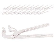 搗碎銀陶鉗大號 140, 單一顏色, 20個