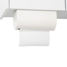 퍼니라이 키친 타올 걸이 대형 오른손, 1개, 흰색