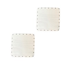 Ratanmania 樺木膠合板 UV 塗層方形 14 x 14cm, 2個