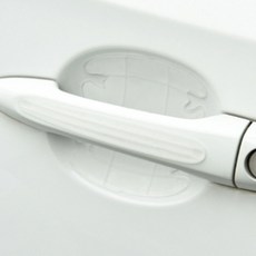 네츄럴파크 캐릭터 문손잡이 보호 실리콘 도어핸들 스티커 투명, 1개