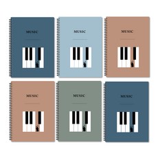 theopenhouse 開放日初中和高中音樂筆記代表 1 23-7101, 隨機發貨, 6個