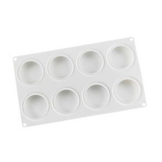 AngleThing 圓圓8孔矽膠模具, 單色