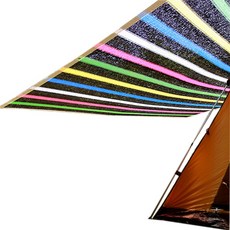 호미닷컴 2면 차광막 4 x 6 m, 무지개, 1개