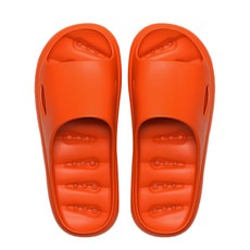 Primera T137 粉彩浴室拖鞋 橘色 + 拖鞋架 藍色 套組, 1個