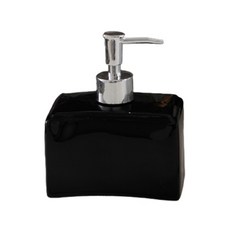 長方形陶瓷水槽洗滌劑瓶 YT_RA571 黑色, 1個