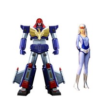 Hobby Plex 新機械閃電鐵漢 金屬色 420mm + Daily 迷你公仔套組, 1套