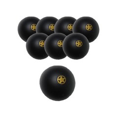 팍스피스 실리콘 블라인드 도어가드, 블랙 + 골드스타, 8개