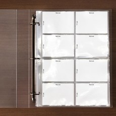 Hihaba 3孔 8口袋 單面補充內頁 225 x 296 mm, 40個