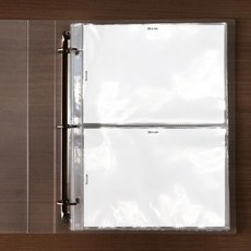 Hihaba 3孔 2口袋 單面補充內頁 225 x 296 mm, 40個