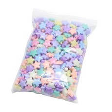 派對裝飾 粉彩星星造型串珠組 250g, 隨機出貨, 1套