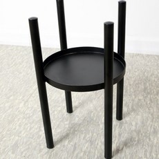 植物室內花盆底座 12支柱, 黑色的