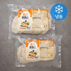 굿프랜즈 등심 돈까스 (냉동), 1kg, 2개