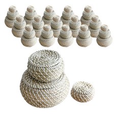 마켓비 BELY 수제수납함 3종 x 16p 세트 BM25034, 내추럴, 1세트