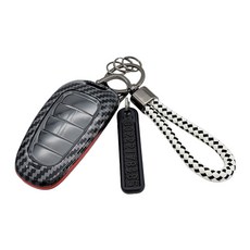 그린텍 프리미엄 카본 키케이스, 와인레드크롬+체크화이트, 현대 H-2타입