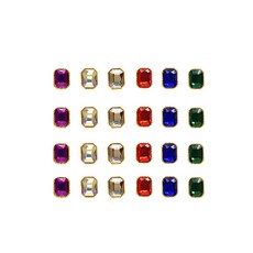 KAKAS Funny Nail 珠寶美甲飾品 24款套組, 1個, KN-P1014