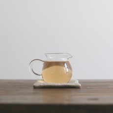 끽다생활 동그리 유리숙우 M, 240ml