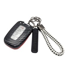 그린텍 카본 키케이스 현대 기아 B타입, 와인레드크롬 + 체크화이트