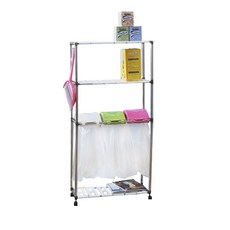 Bandi分類回收旋轉蓋3格3層架, 1個, 混色