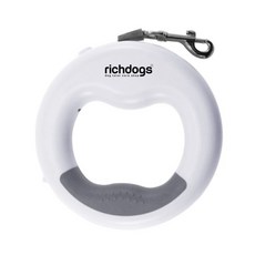 richdogs 狗狗自動牽繩, 白色