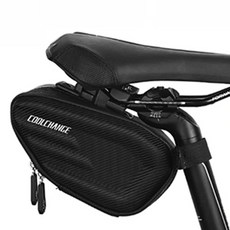 CoolChange 騎行防水馬鞍包小號, 黑色的, 1個