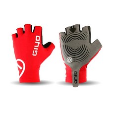 GIYO 騎行半手套雙手套組 S02, 紅色