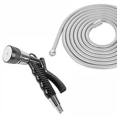 히키스 배란다용 스텐 호스, 3m, 블랙