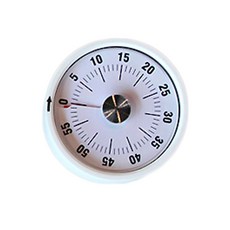 Rasido模擬簡約廚房計時器 LA-1, 白色的, 1個