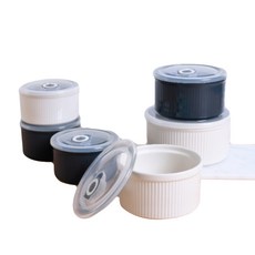 日常食品密封保鮮盒 6入組, 1組, 保鮮盒 420ml 3入+600ml 2入+930ml