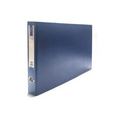 A3 D型環橫式合紙活頁夾 3cm, 藍色, 1個