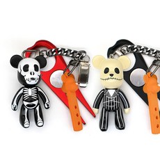 POPOBE 高爾夫球桿吊飾, 骷髏+黑色西裝, 1組