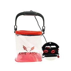 LIVE CATCH 多用途萬能桶 LC202, 紅色的