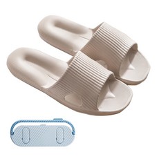 파메라 T118 파스텔톤 욕실 슬리퍼 타입7 + 슬리퍼 거치대 블루 세트, 1개