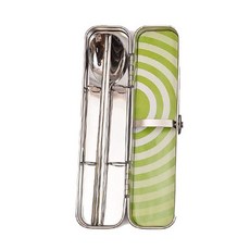 不鏽鋼餐具盒 L號, 混色, 1盒