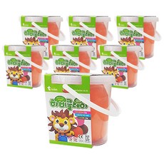 토단교재 하비 클레이, 주황, 500g, 7개