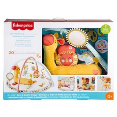 fisher-price 費雪 爬行玩具墊 豪華動物朋友款, 混色