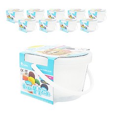 토단교재 하비볼클레이 10p, 하양, 300g, 5개