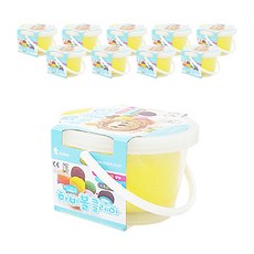 토단교재 하비볼클레이 10p, 노랑, 300g