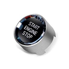 BENBAMIX BMW F/G車身用 水晶啟動按鈕 00396, 銀色, 1個