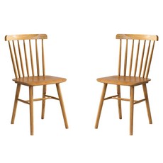 리코 체어 410 x 410 x 800 mm, 네추럴, 2개