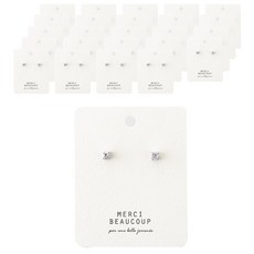 Mexi 飾品吊牌 M, 100個, 混色