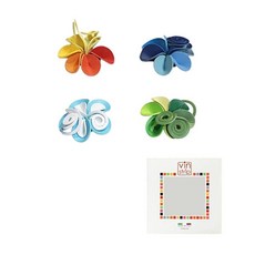 vin strip 酒杯馬克筆花禮盒包裝, 隨機發貨, 4個