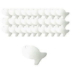 아이딜레이저 스테인리스 펜던트 물고기 모양, 50개