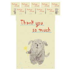 狗狗謝謝你明信片, 10個, 混色