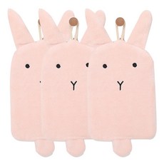 可愛動物擦手毛巾, 兔子, 3個
