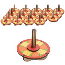 minhwashop 木製陀螺製作材料, 丹青陀螺A(TDPWD0115), 20個